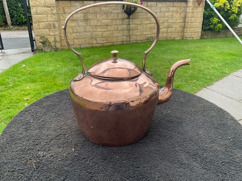 Antique large pint copper - 7,