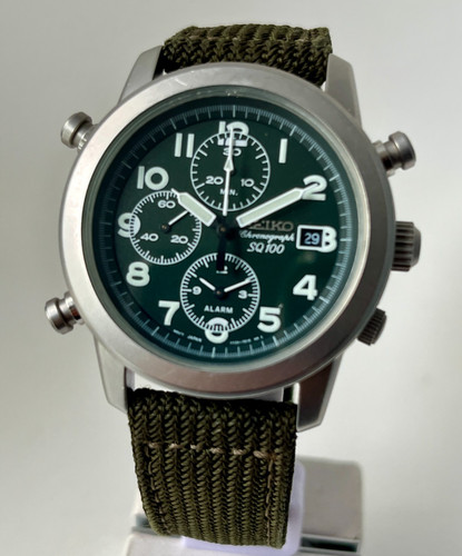 Seiko sq100 7t32 7d90 - seiko, 7t32-7d90
