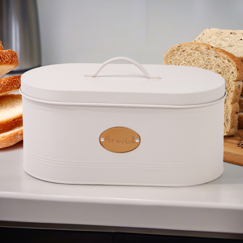 Large bread bin tin food - bin,