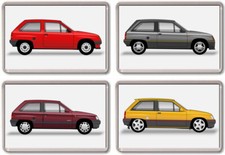 FRIDGE MAGNET - VAUXHALL NOVA COLLECTION - Large Acrylic Vintage Car