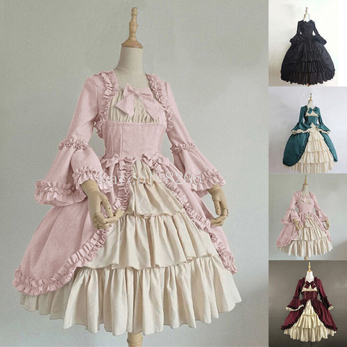 Women medieval lolita dress - women,