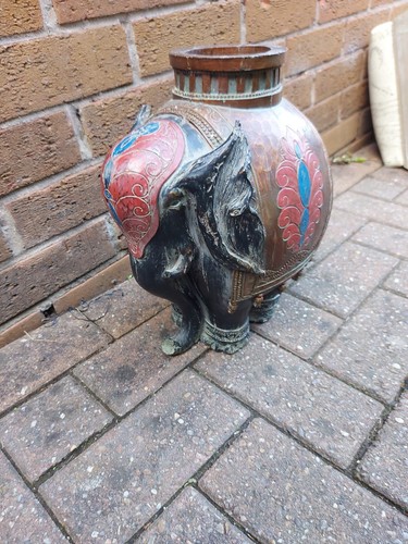 Elephant wooden candle - elephant, or