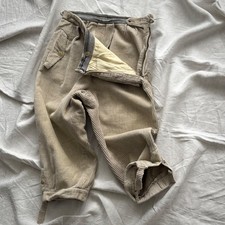 1950s Vintage German Hunting Side Zip Plus Fours Corduroy Trousers