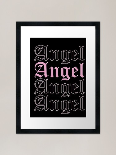Angel framed art print - art,