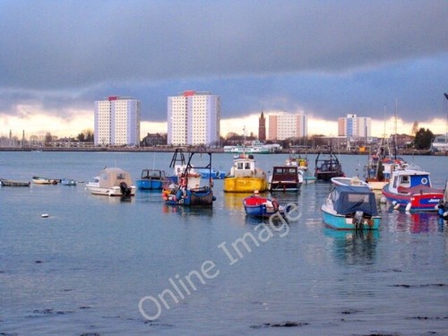 Photo 6x4 boats - boats, moored