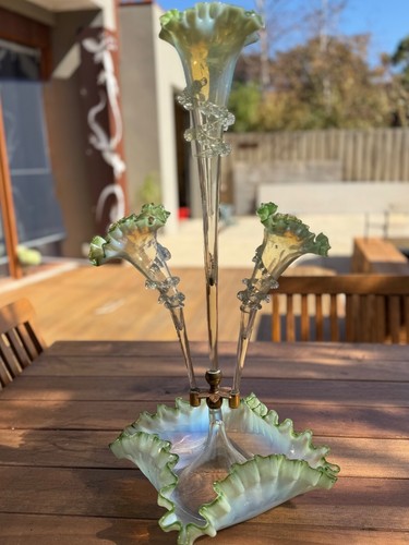 Murano glass epergne from - v,
