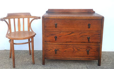 Oak Art Deco Chest Of Drawers