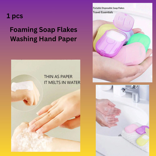 Foaming soap flakes washing - soap,