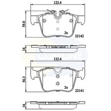 Brake Pads Set For Volvo XC90