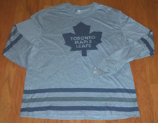 New TORONTO MAPLE LEAFS Mens Size- Large NHL Hockey LS Levelwear SCRIMMAGE Shirt