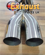 76mm 3" Ideal Tailpipe Collector Exhaust Y-pipe Joiner Custom  2 into 1 
