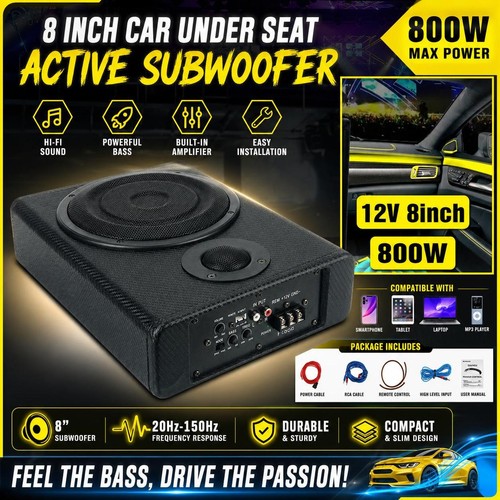 800w active underseat - 8'',