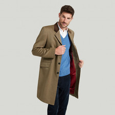 Harvie & Hudson Mens Covert