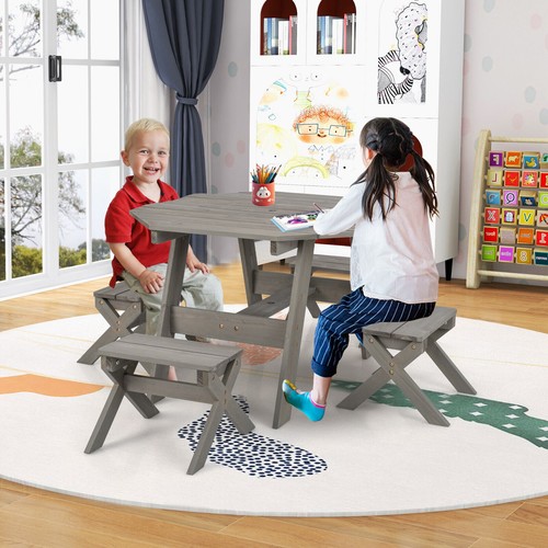 Octagon table set - kids, picnic