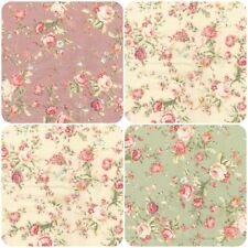 100% Cotton Poplin Printed Floral Vintage Pattern Fabric Dress Material CP0321