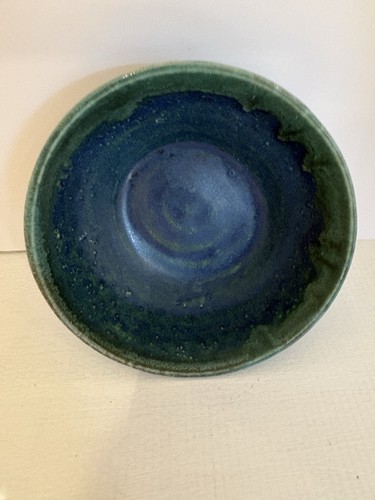 Studio pottery teal - pottery,