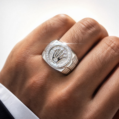 Sterling silver rolex inspired - sterling,