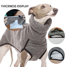 Pet Dog Winter High Collar Jumper Sweater Greyhound Whippet Clothes Lurcher~Coat