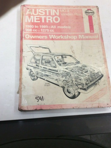 Haynes manual used - haynes, mg