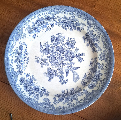 Possibly burslem blue white - burslem,