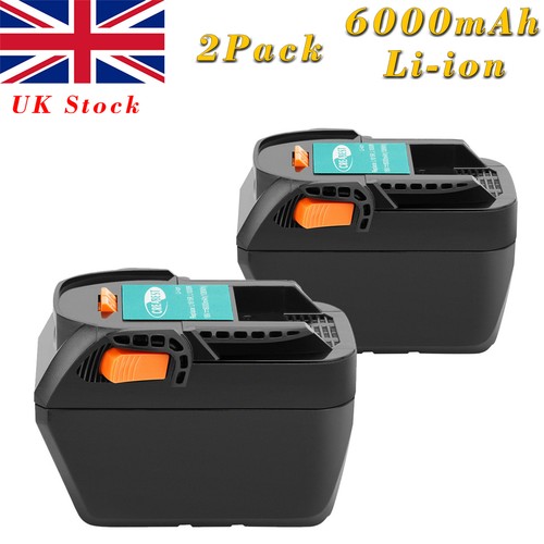 18v 6000mah ion battery - 2x, li-ion