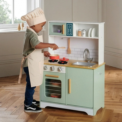 Wooden corner play kitchen for - wooden,
