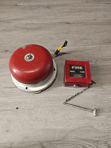 Vintage fire alarm bell - alarm,