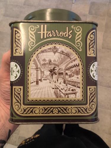 Harrods tea tin - tea,