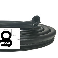 4M 13FT Weatherstrip Car Body Door Rubber Sealing Strip Soundproof Dustproof