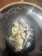 Vintage Boy and Girl in Cameo from the miniature world of Peter Bates LTD