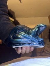 Poole Pottery Blue Glaze Otter