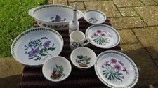 Portmeirion Botanic Garden Clematis Flan Dish Plate Bowl Oil Bottle Job Lot