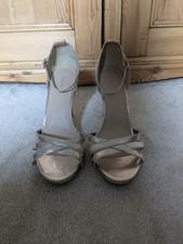 New Look High Heels Gold Size