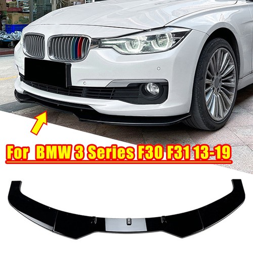 Black front bumper spoilers - bumper,