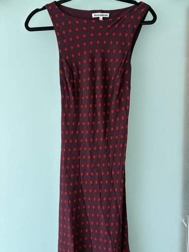 Reformation wine red polka - wine/red,