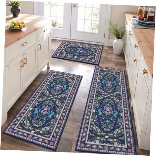 Hebe washable kitchen rugs - washable,