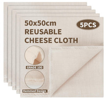 5PCS Cheesecloth, Grade 100