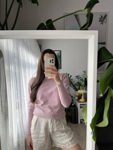 Pink wool knit women s - pink,