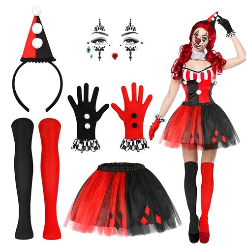 Halloween clown costume women - clown,