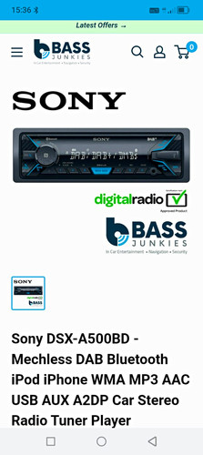 Sony dsx a500bd - dsx-a500bd, mechless