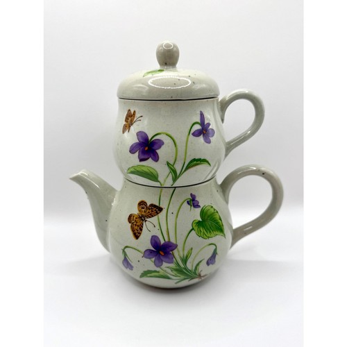 Vintage teapot set with - vintage,