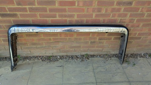 Bmw e30 chrome rear - rear, bumper