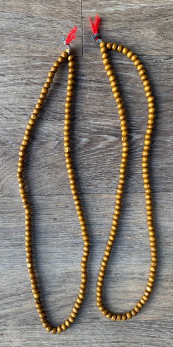 Two 6mm wooden mala - two,
