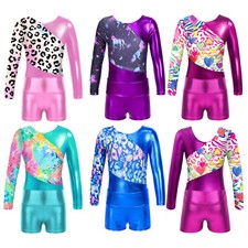 Girls Long Sleeve Gymnastic