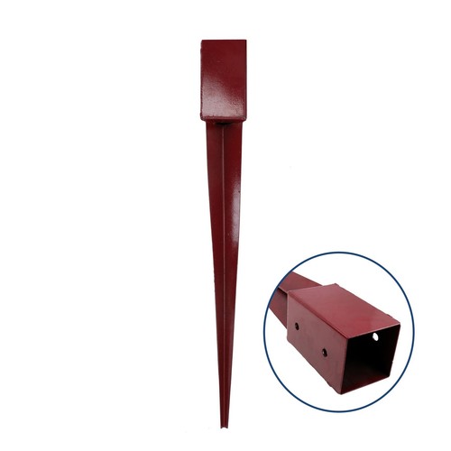 Fence post holder support - fence, with