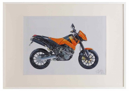 Ktm 640 duke 2003 framed - duke,