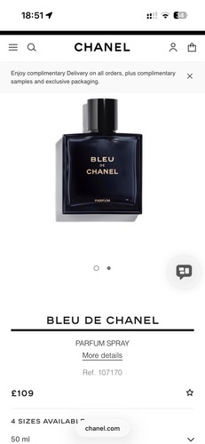 Bleu chanel parfum 50ml - chanel,