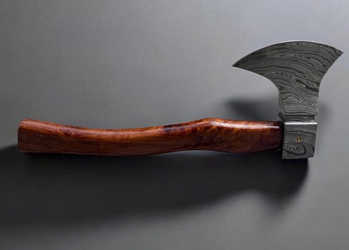 Hand forged damascus steel - forged,