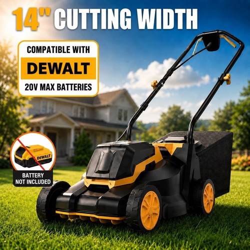 20v cordless lawn mower - 20v, 14"