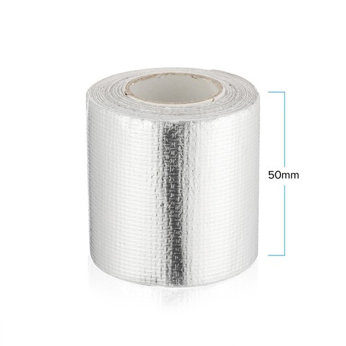 Silver exhaust heat wrap - silver,